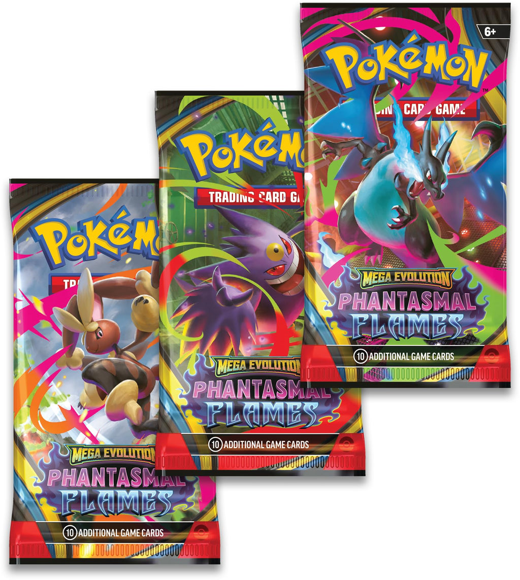 Pokémon TCG: Mega Evolution—Phantasmal Flames Triple Pack Sneasel (1 Foil Promo Card & 3 Booster Packs) - 2