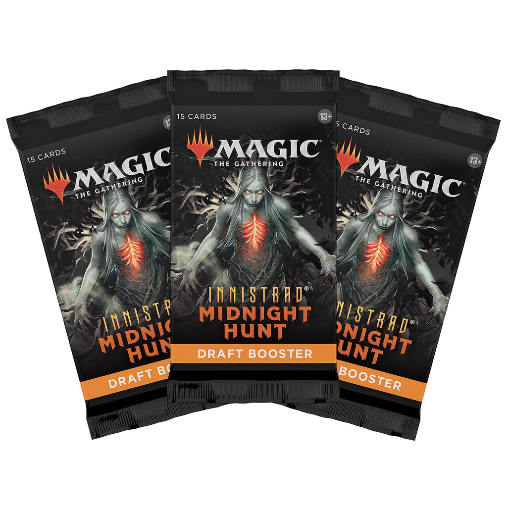 Magic: The Gathering Innistrad: Midnight Hunt 3-Booster Draft Pack | 45 Magic Cards - 7
