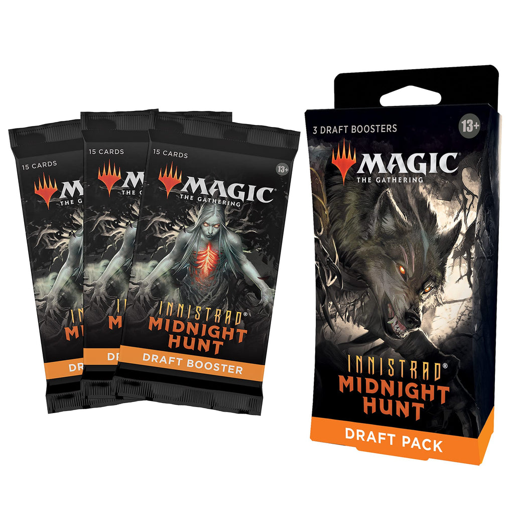 Magic: The Gathering Innistrad: Midnight Hunt 3-Booster Draft Pack | 45 Magic Cards - 5