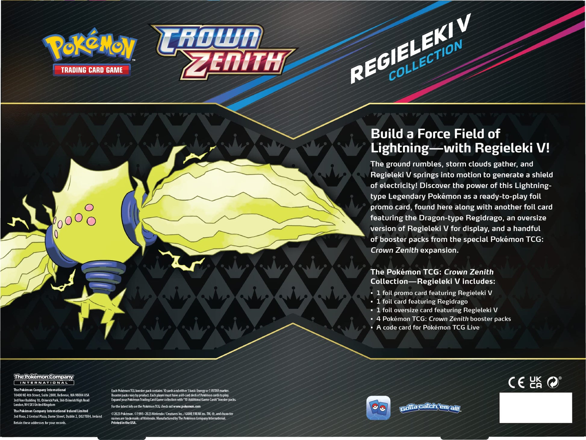 Pokémon Regieleki V Crown Zenith Collection - 6