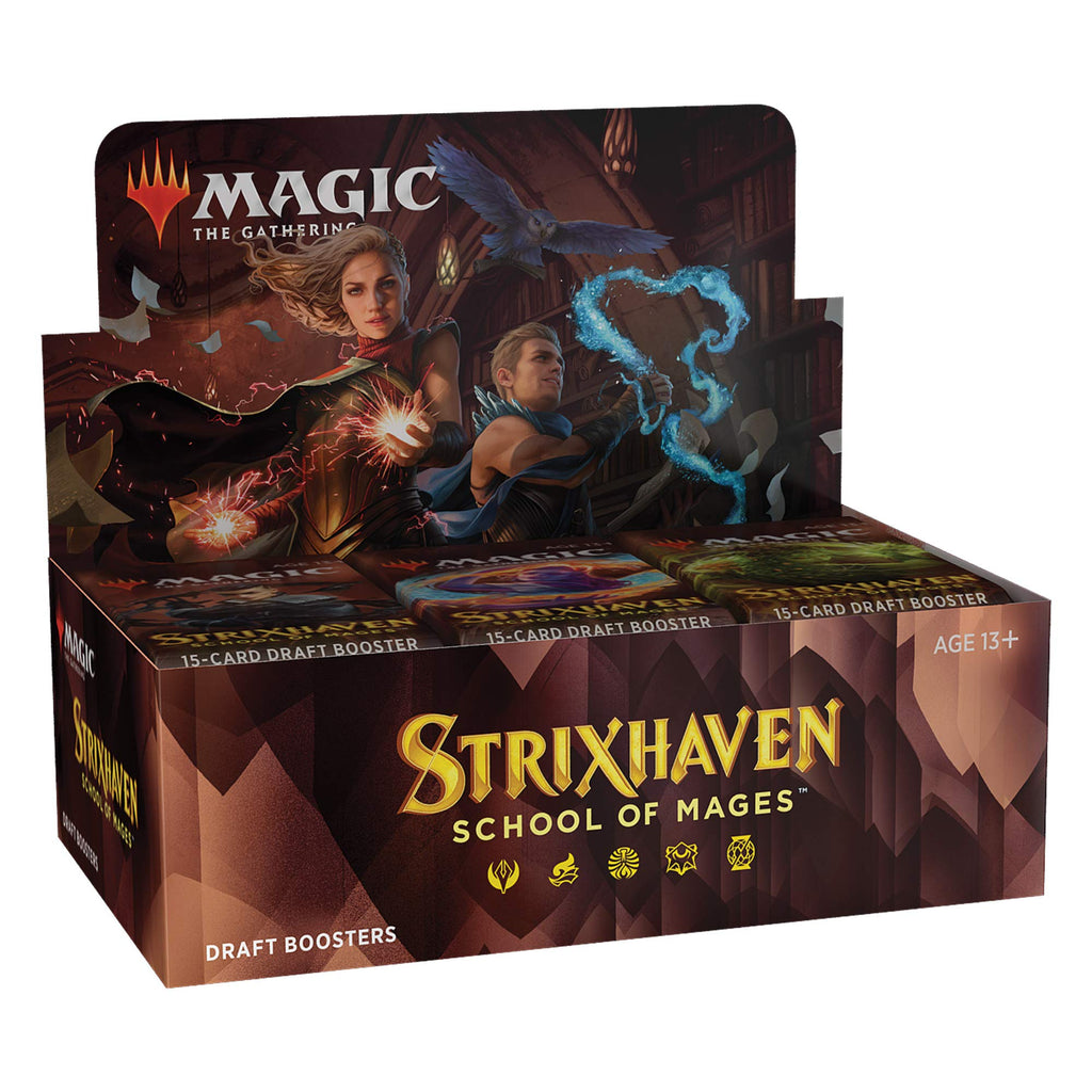 Magic The Gathering Strixhaven Draft Booster Box | 36 Packs (540 Magic Cards), Brown - 7