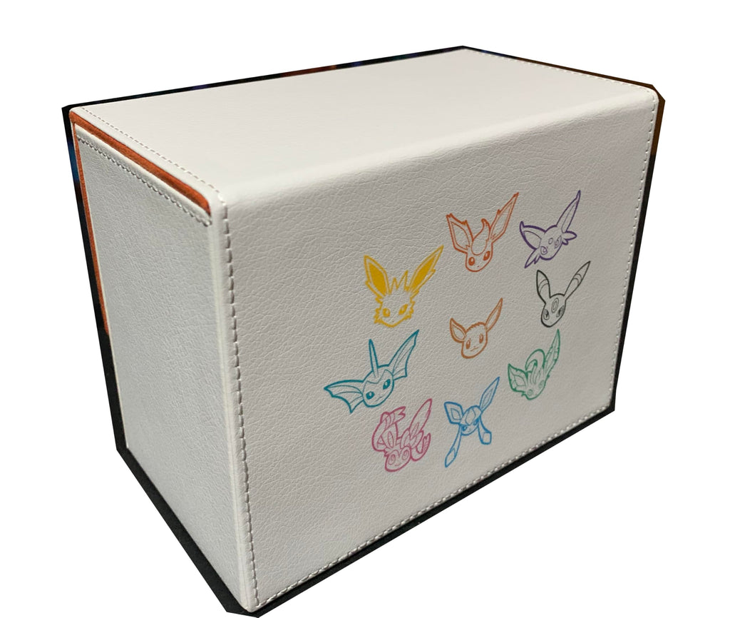 Official Pokemon Double Deck Box Eeveelution – Flareon Chinese Eevee Gift Box Exclusive – Includes Case Display - 4