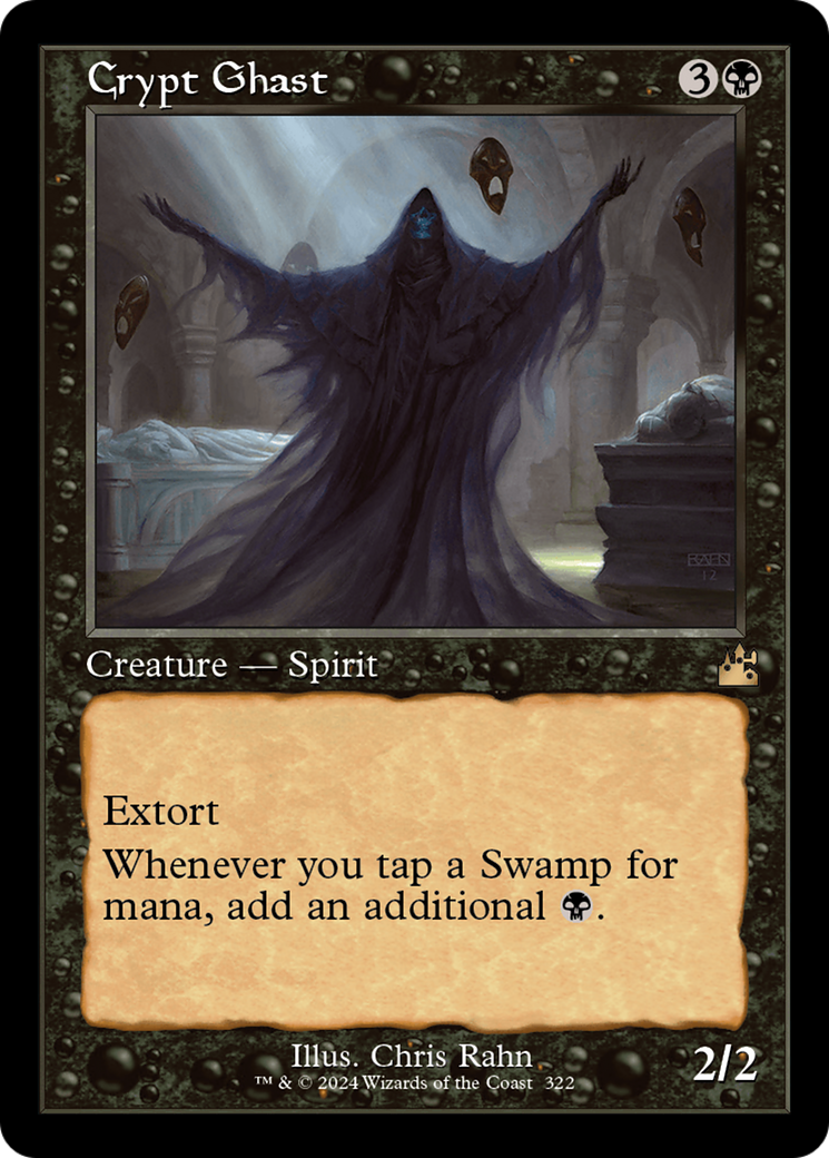 FOIL Crypt Ghast (Retro Frame) (RVR-322) - Ravnica Remastered - Magic The Gathering - Single Cards