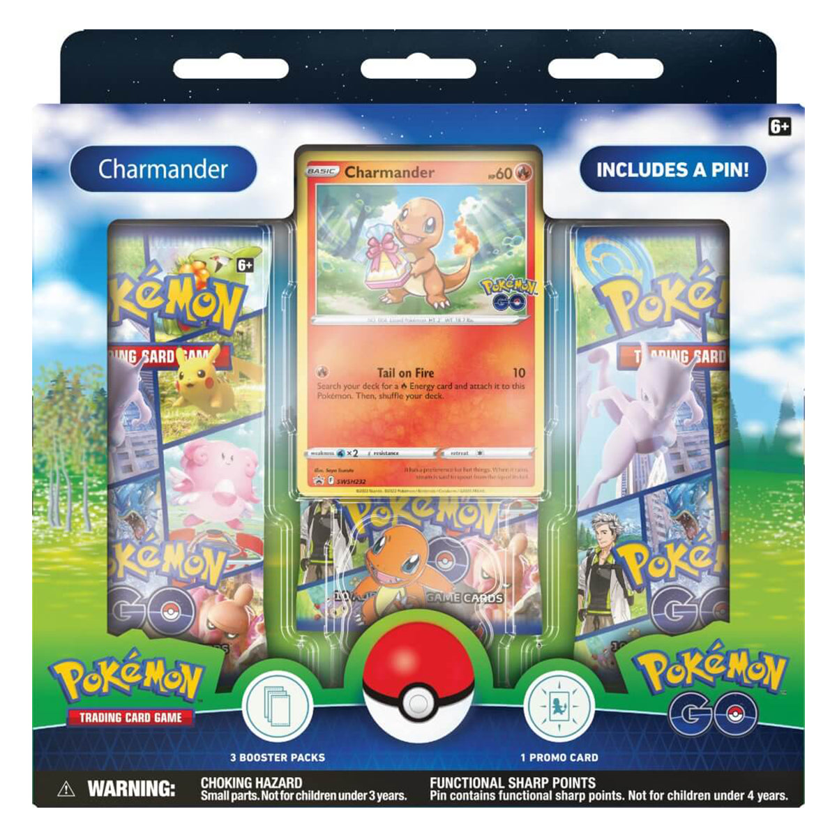 Pokemon GO Pin Collection (Set of 3) POKEMON TCG - Trading Card Games - 3