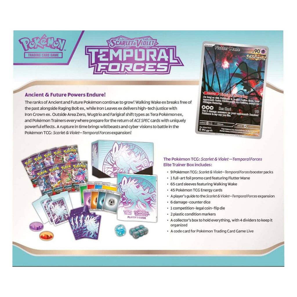Scarlet & Violet Temporal Forces Elite Trainer Boxes (Pair) POKEMON TCG - Trading Card Games - 4