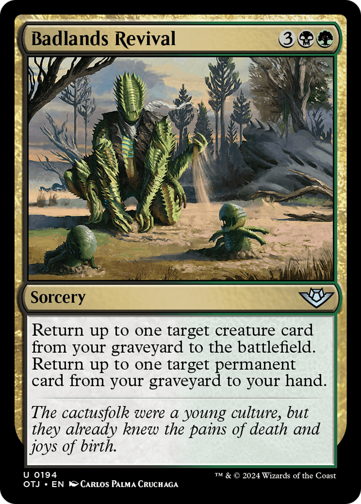 FOIL Badlands Revival (OTJ-194) - Outlaws of Thunder Junction - Magic The Gathering - Single Cards