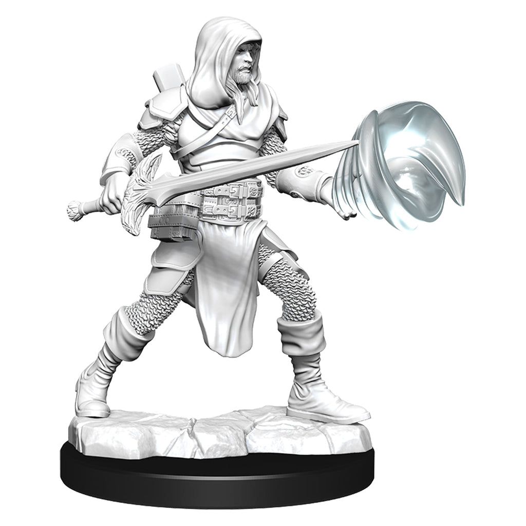 D&D Nolzurs Marvelous Unpainted Miniatures Male Multiclass Fighter + Wizard - Miniatures