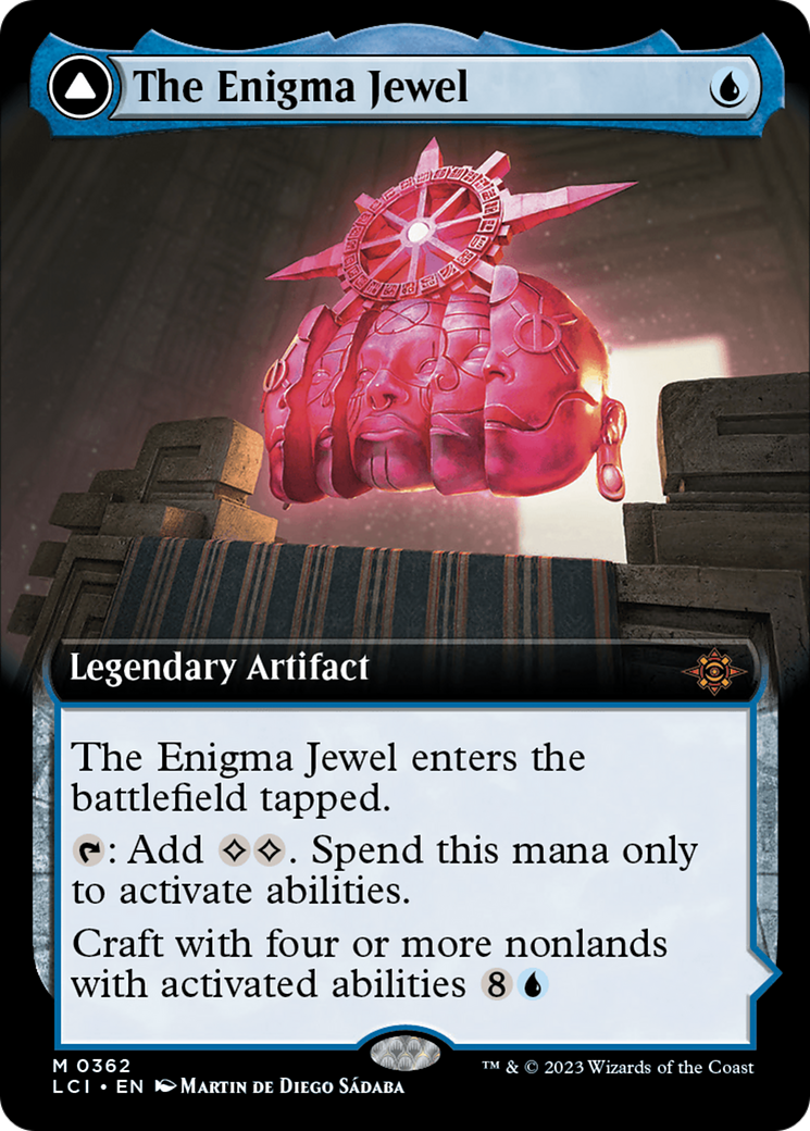 FOIL The Enigma Jewel (Extended Art) (LCI-362) - The Lost Caverns of Ixalan - Magic The Gathering - Single Cards