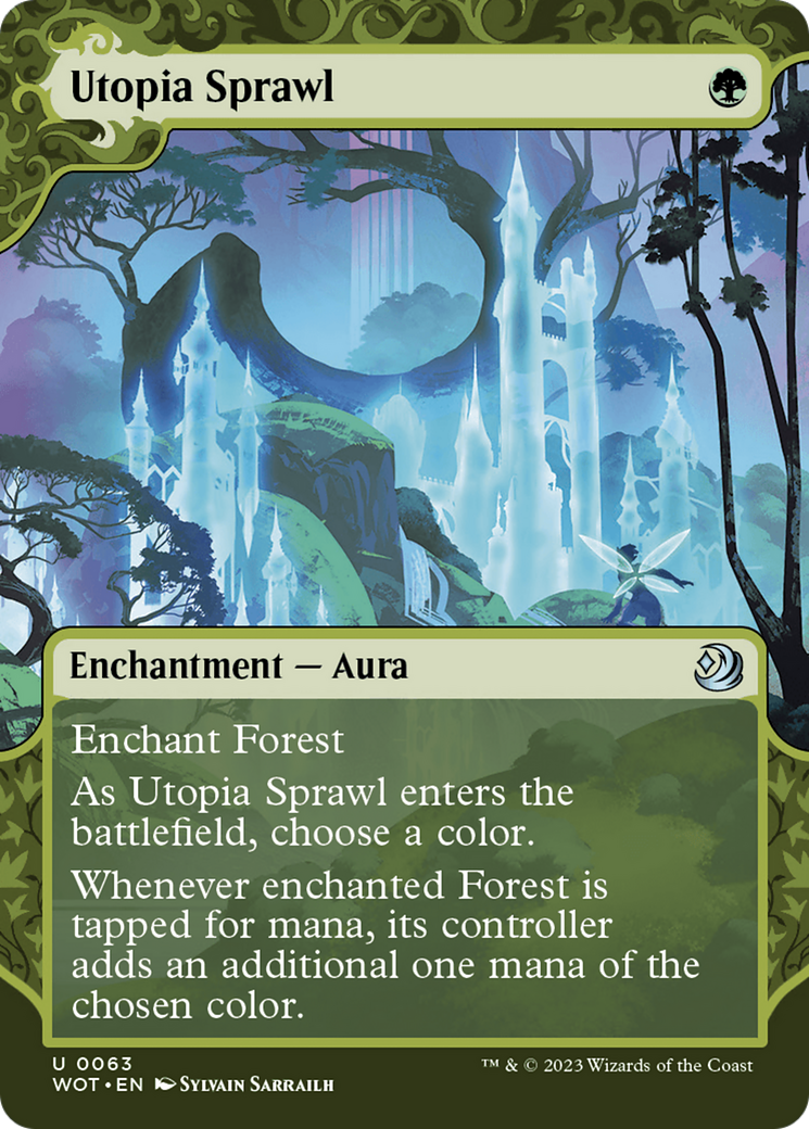 FOIL Utopia Sprawl (WOT-063) - Wilds of Eldraine: Enchanting Tales - Magic The Gathering - Single Cards