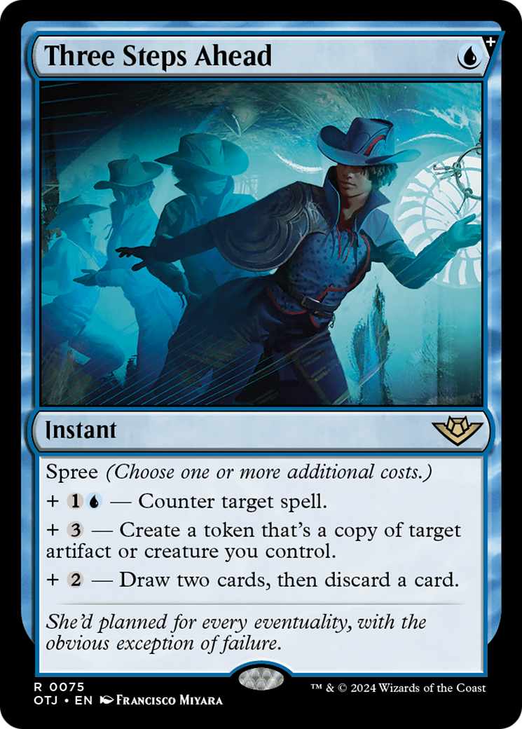 Three Steps Ahead (OTJ-075) - Outlaws of Thunder Junction - Magic The Gathering - Single Cards
