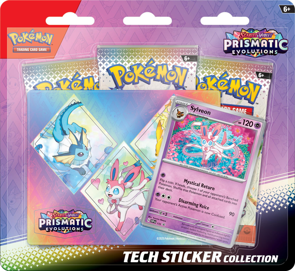 Pokemon TCG Scarlet and Violet 8.5 Prismatic Evolutions Tech Sticker Collection (Random Promo) - 5