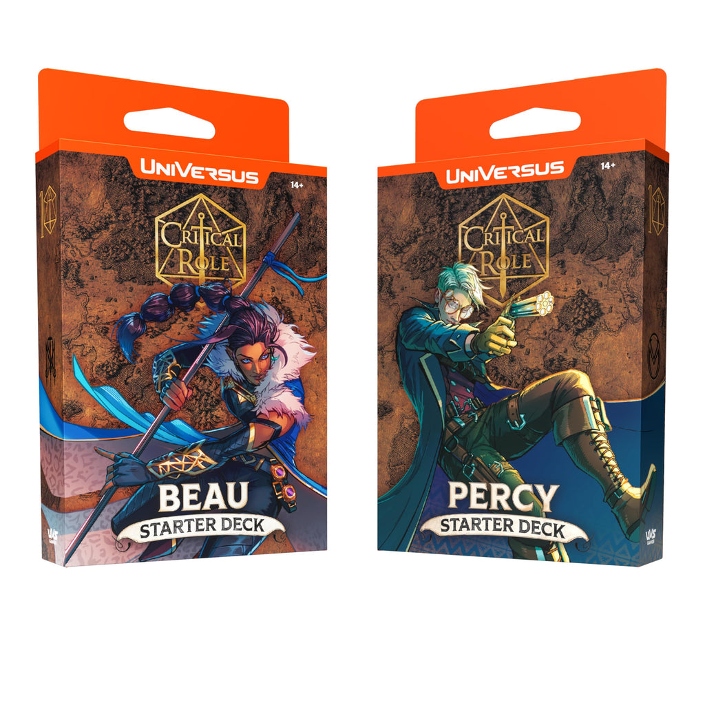 UniVersus: Critical Role: Heroes of Exandria - Percy Starter Deck - Ready to Play Character Deck, Deck-Building Battle Collectible Card Game, Licensed - 2