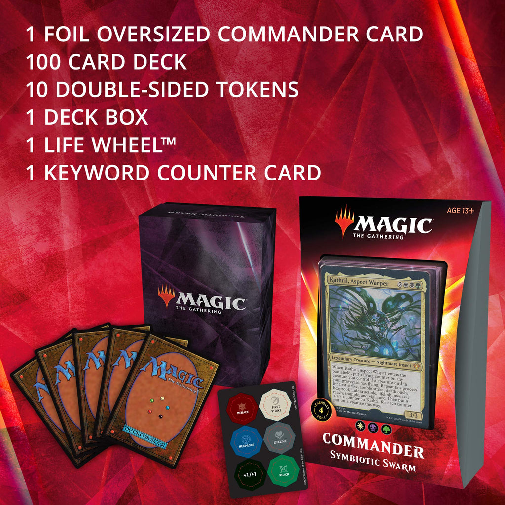 Magic: The Gathering Symbiotic Swarm Ikoria Commander Deck | 100 Card Deck | 4 Foil Legendary Creatures - 7