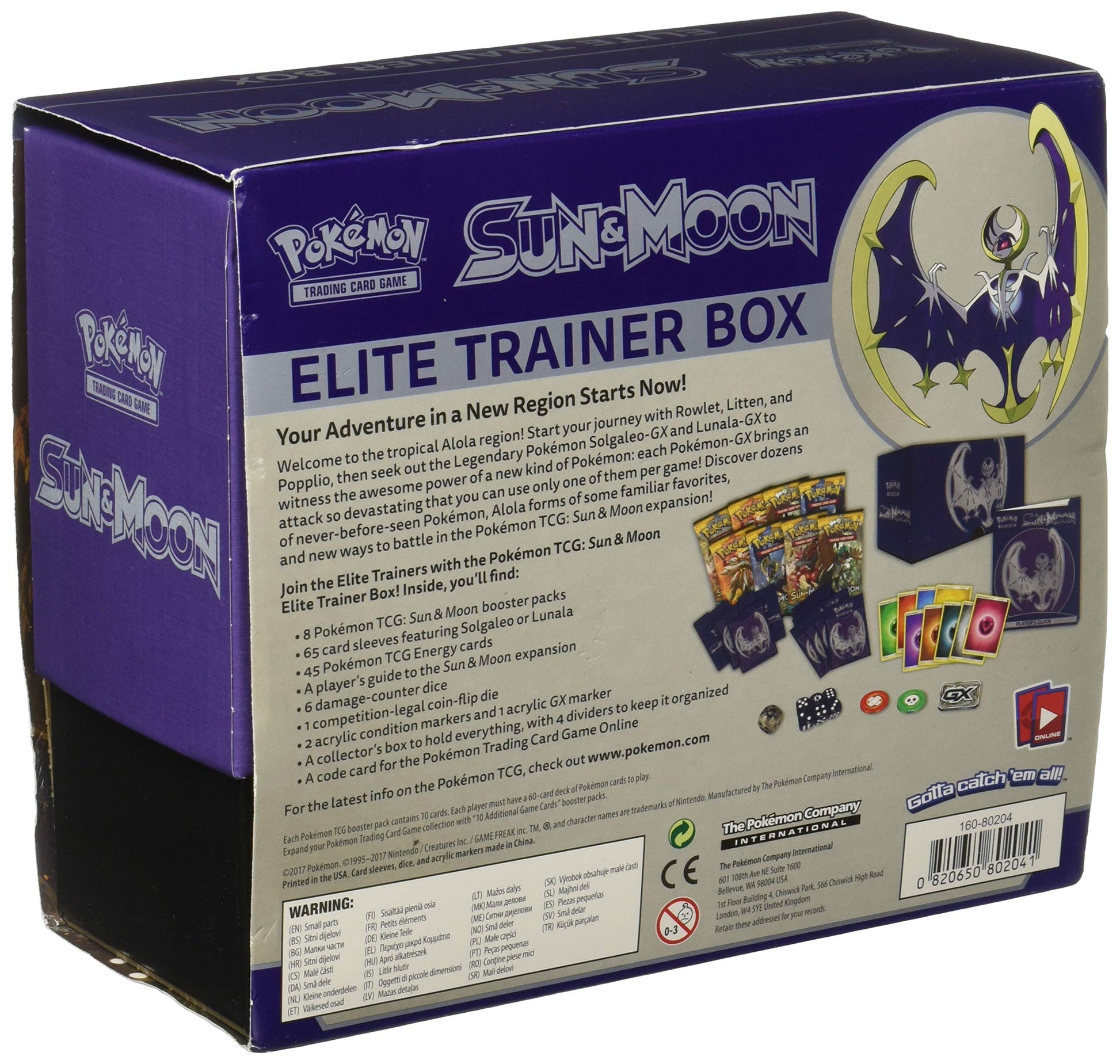Pokemon Sun and Moon Elite Trainer Box Lunala - 3