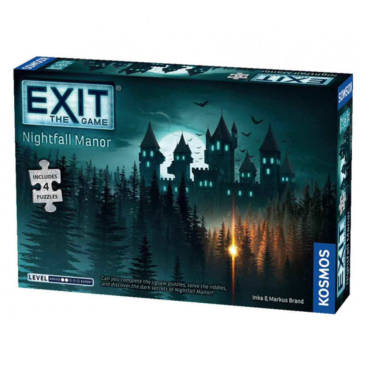 Exit the Game Nightfall Manor PUZZLE (Jigsaw Puzzle and Game) - Board Games