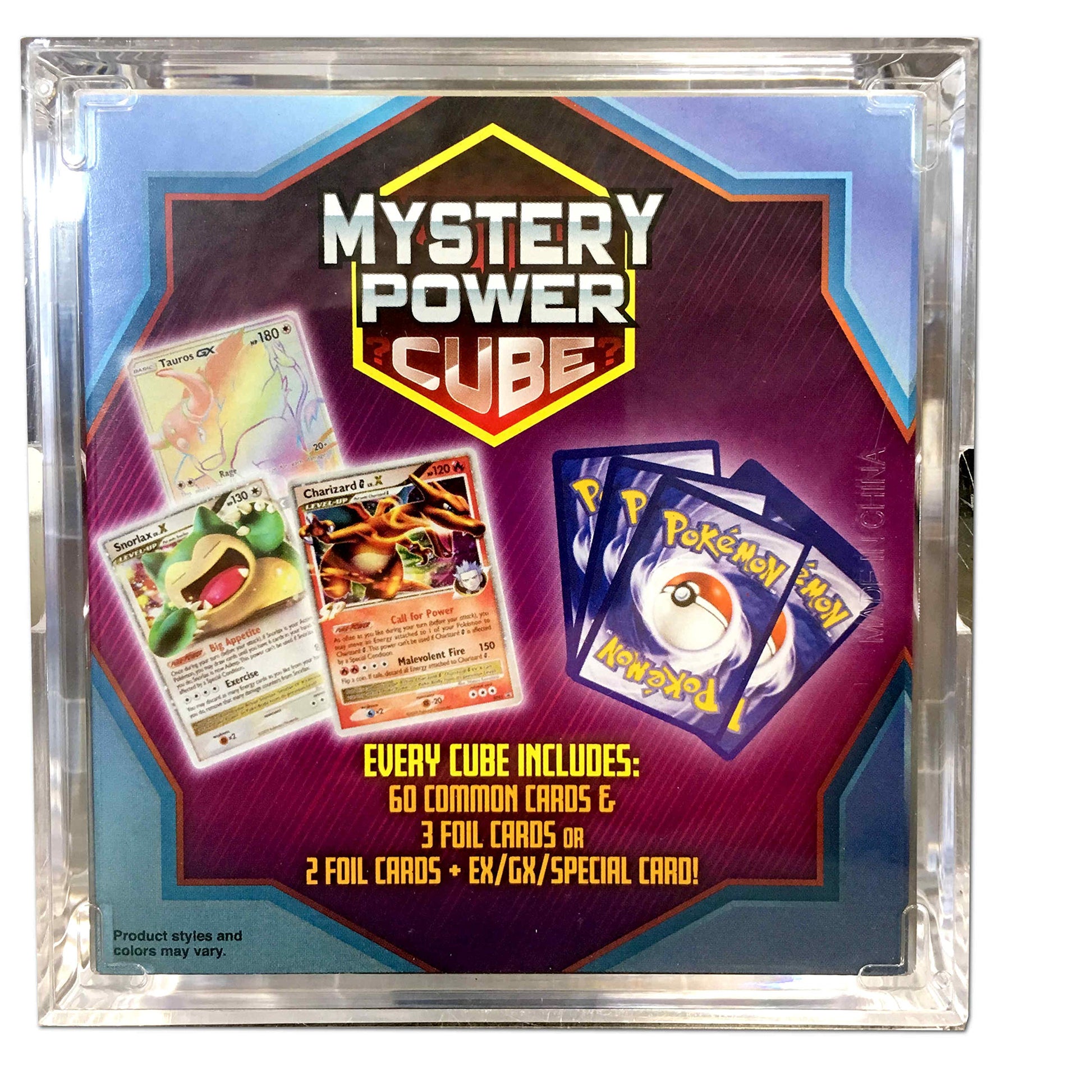 Pokémon Cards Mystery Power Cube Box | EX/Gx Special Card | Foil Cards | Genuine Cards (728192492327) - 2