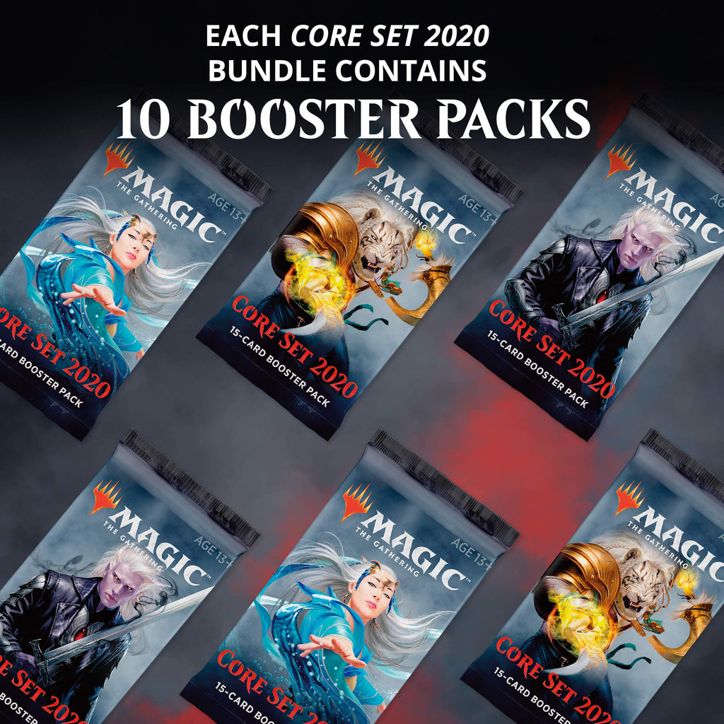 Magic: The Gathering Core Set 2020 (M20) Bundle | 10 Booster Packs | Accessories | Factory Sealed - 4