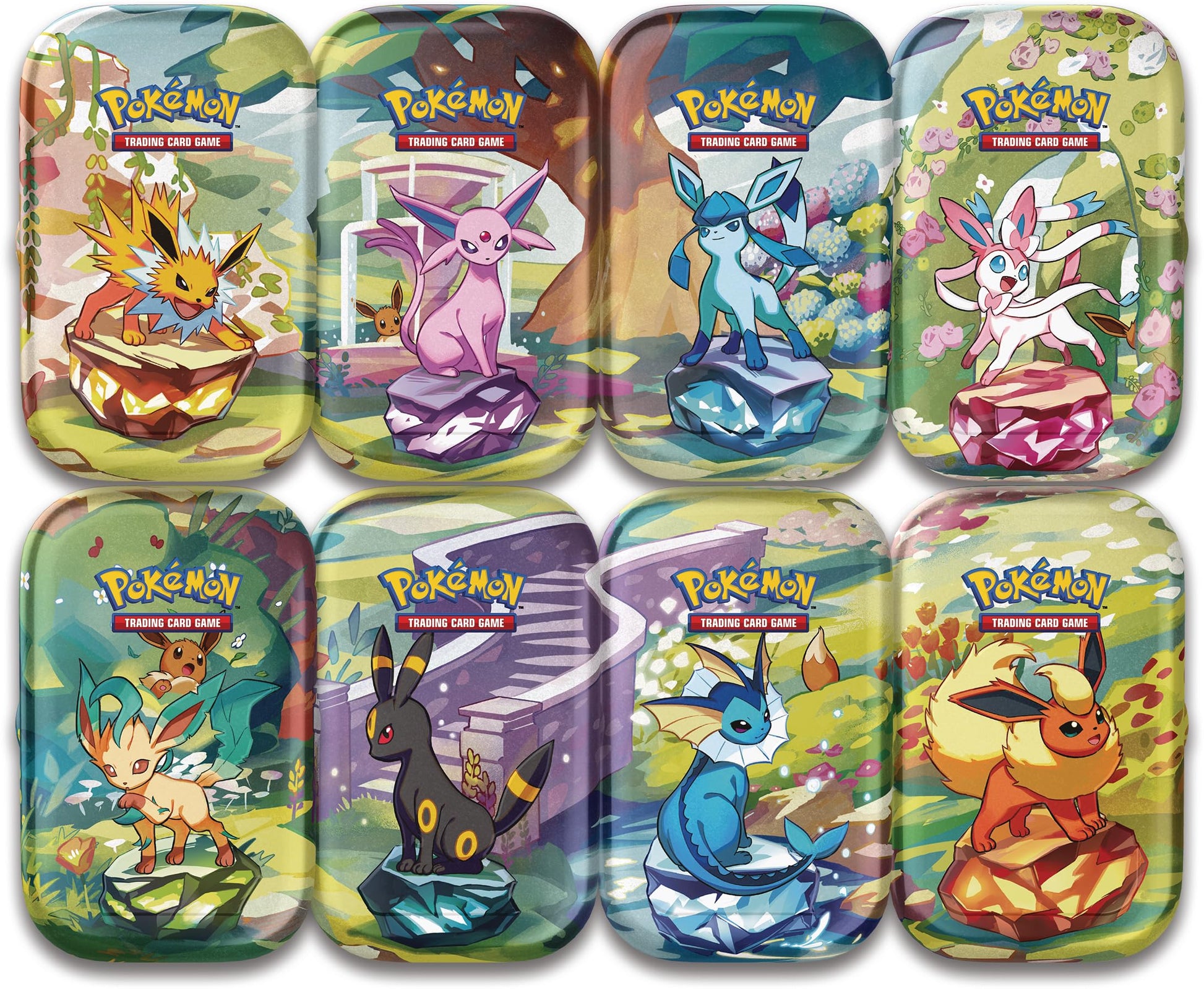 Pokémon TCG: Scarlet & Violet—Prismatic Evolutions Mini Tin – Glaceon (2 Booster Packs & 1 Coin) - 2
