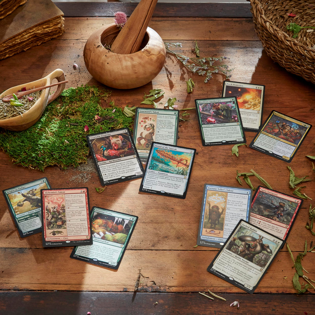 Magic: The Gathering Bloomburrow Commander Deck Bundle - Includes All 4 Decks (Animated Army, Family Matters, Peace Offering, and Squirreled Away) - 2