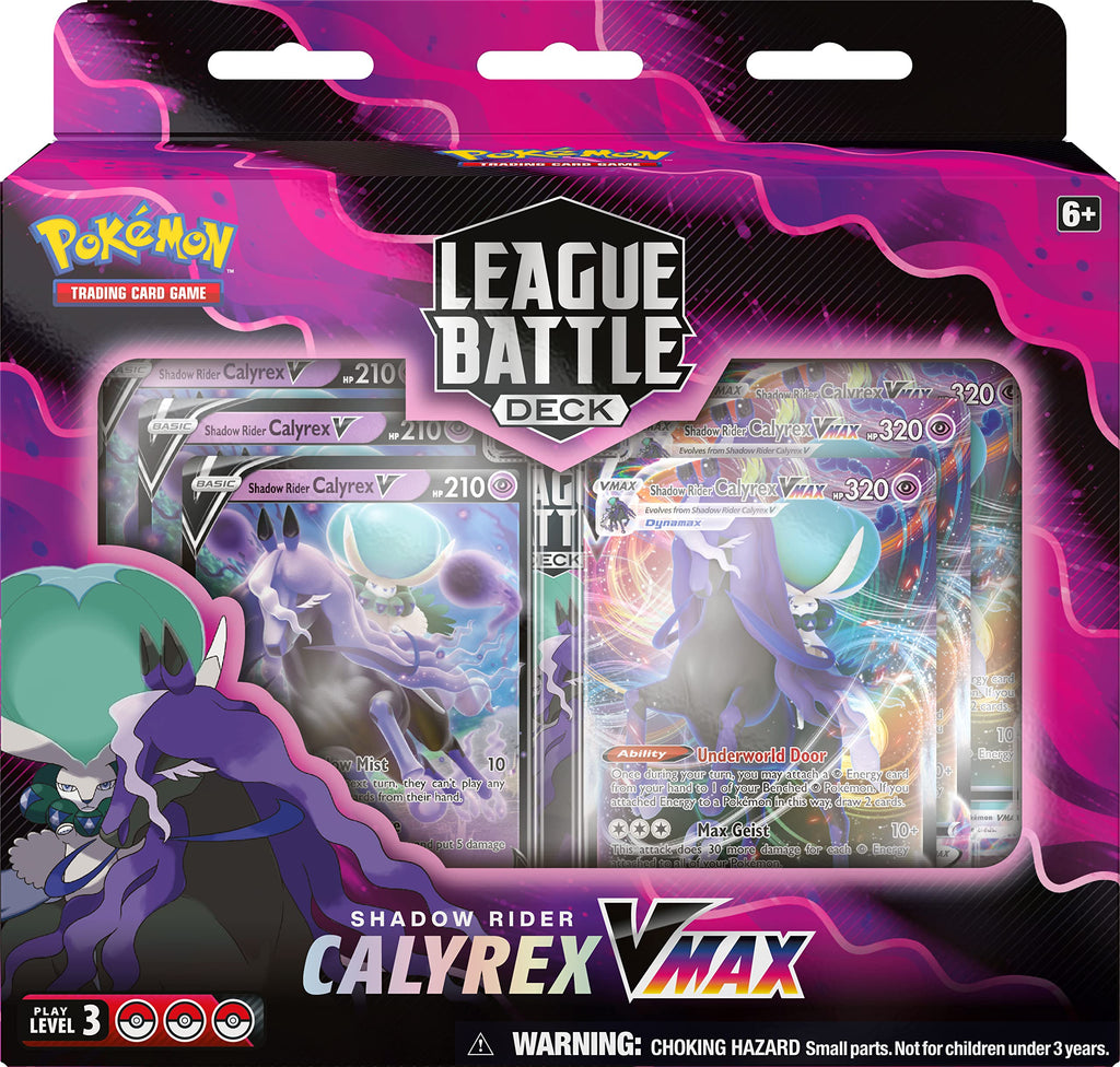 Pokémon TCG: Shadow Rider Calyrex VMAX League Battle Deck (60 Cards Ready to Play Deck, 3 Foil V Cards & 3 Foil VMAX Cards) - 10