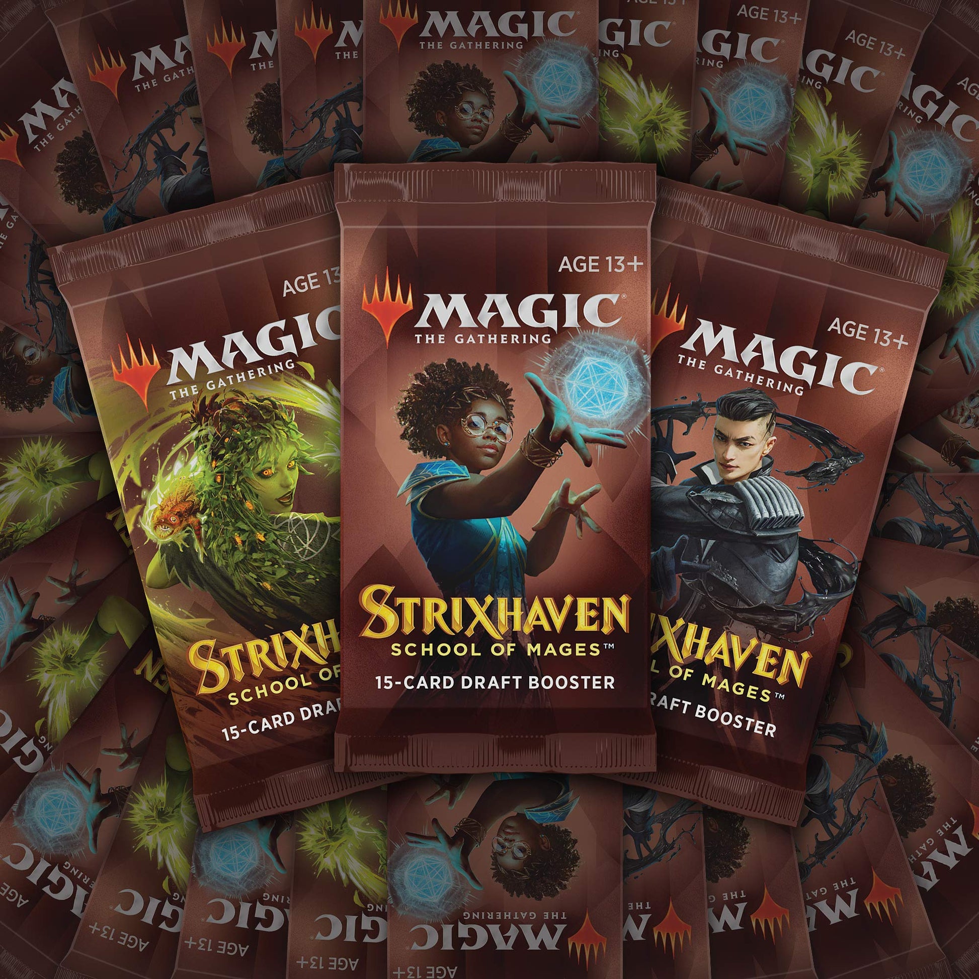 Magic The Gathering Strixhaven Draft Booster Box | 36 Packs (540 Magic Cards), Brown - 6