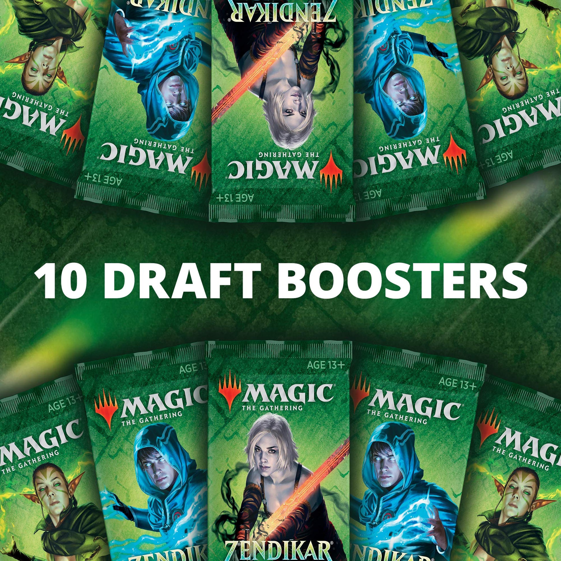 Magic: The Gathering Zendikar Rising Gift Bundle | 10 Draft Booster Packs | 1 Collector Booster | Accessories - 7