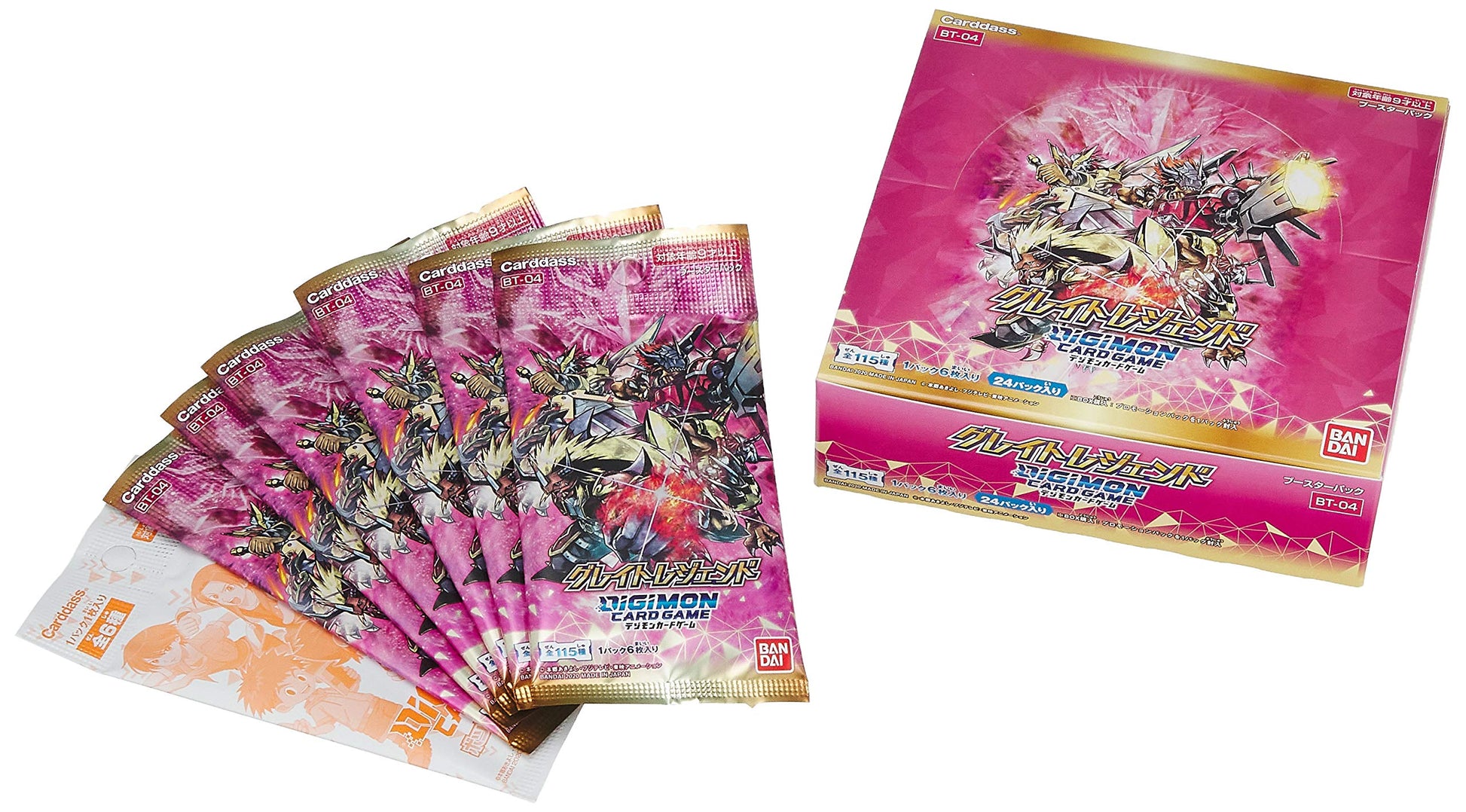 BANDAI NAMCO Entertainment Digimon Card Game Booster Gray Great Legend (BT-04) (Box)