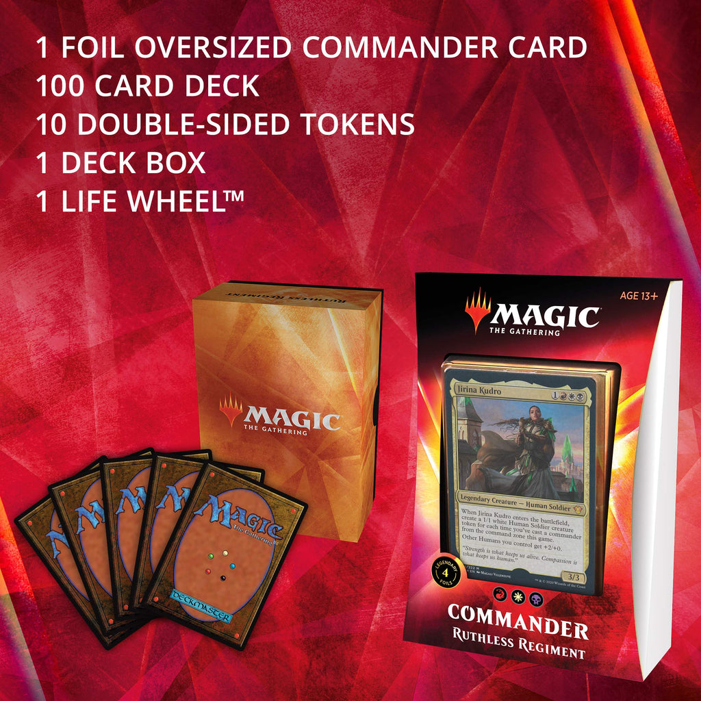 Magic: The Gathering Ruthless Regiment Ikoria Commander Deck | 100 Card Deck | 4 Foil Legendary Creatures - 7