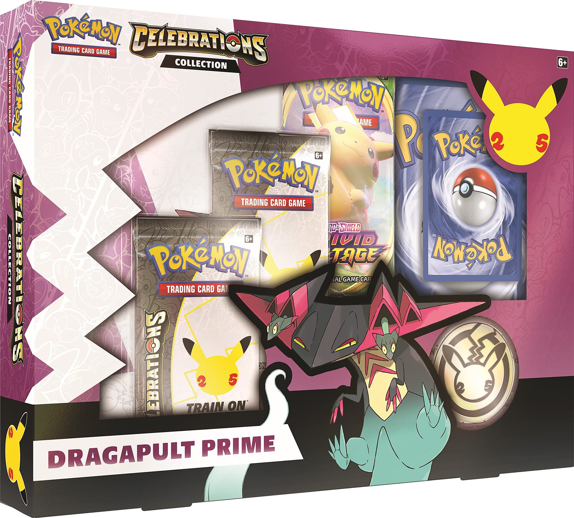 Pokémon | Celebrations Collection Dragapult Prime | Card Game | Ages 6+ | 2 Players | 10+ Minutes Playing Time - 3