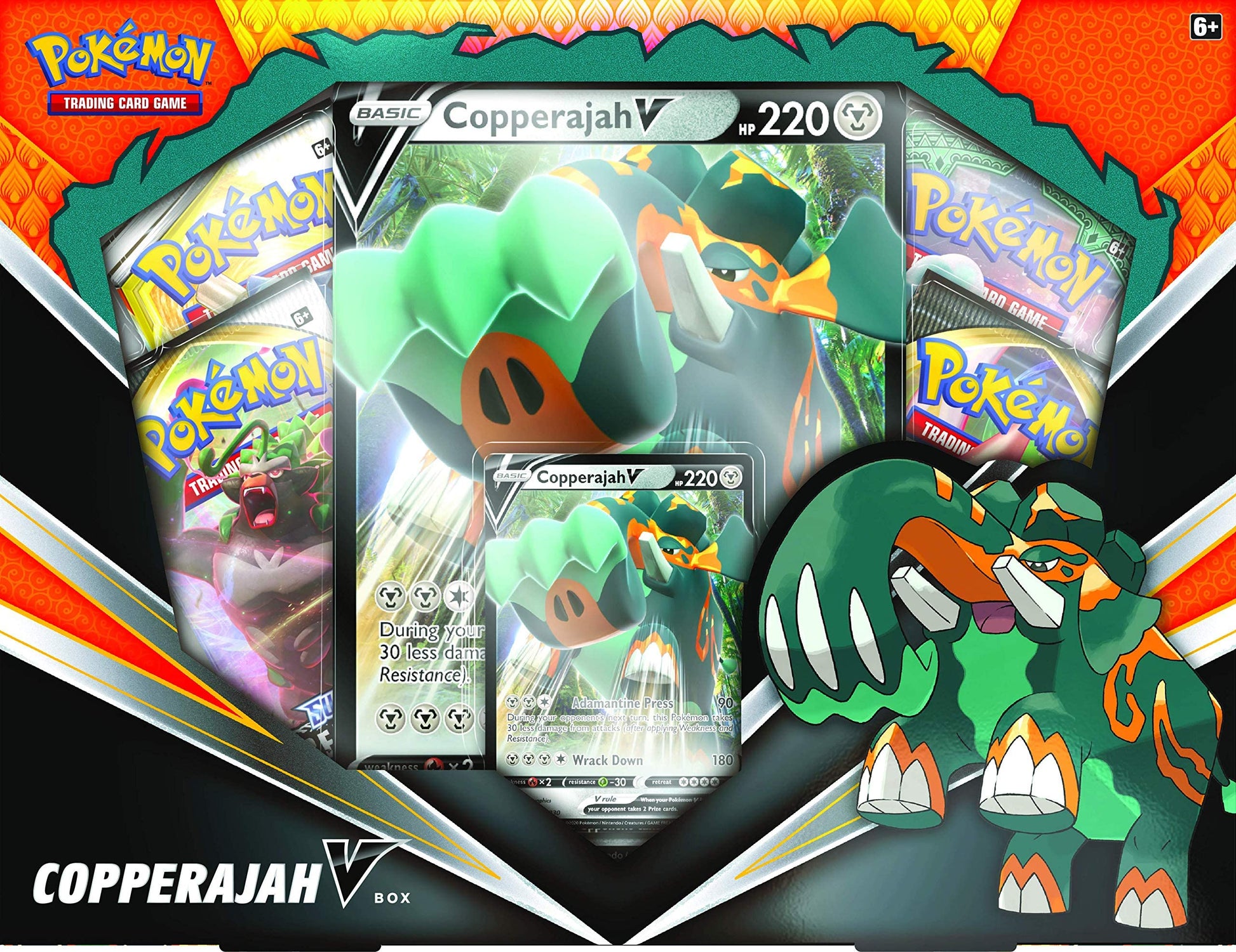Pokemon TCG: Copperajah V Box, Multicolor - 3
