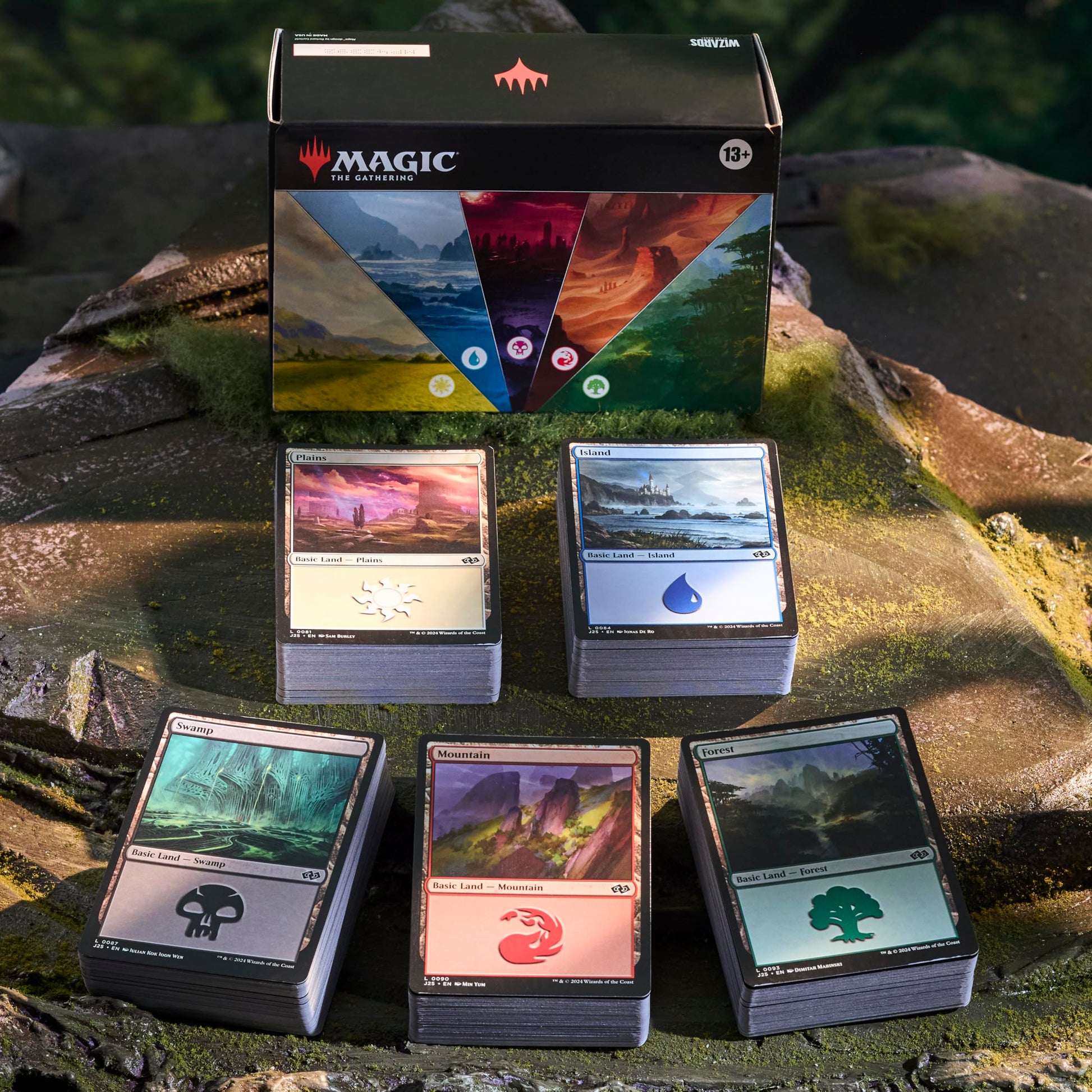 Magic: The Gathering 2025 Land Station (400 Basic Land Cards) - 6