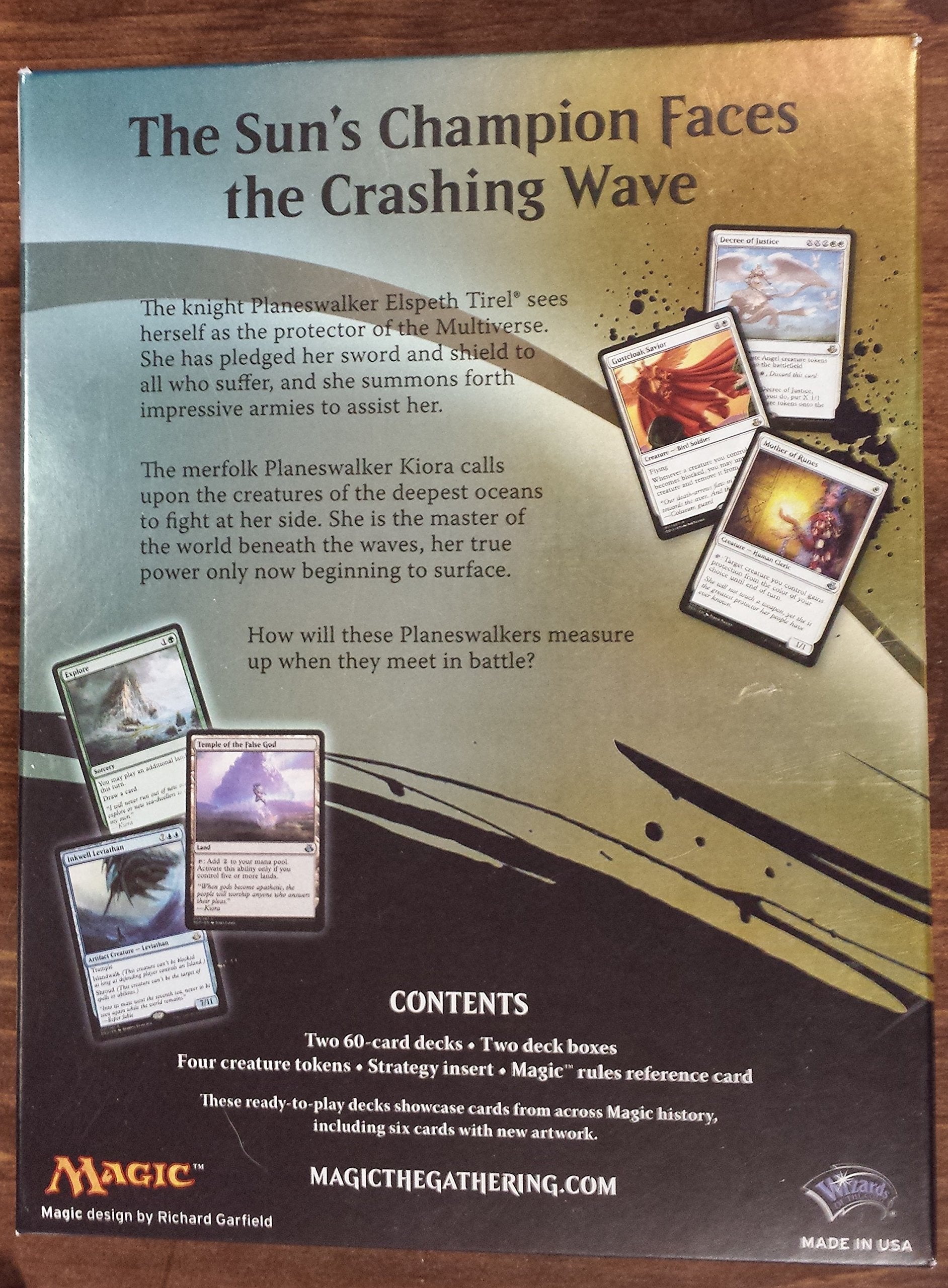 Magic: the Gathering Elspeth vs. KIORA - MTG 2015 Duel Decks Box Set - 120 Cards - 2