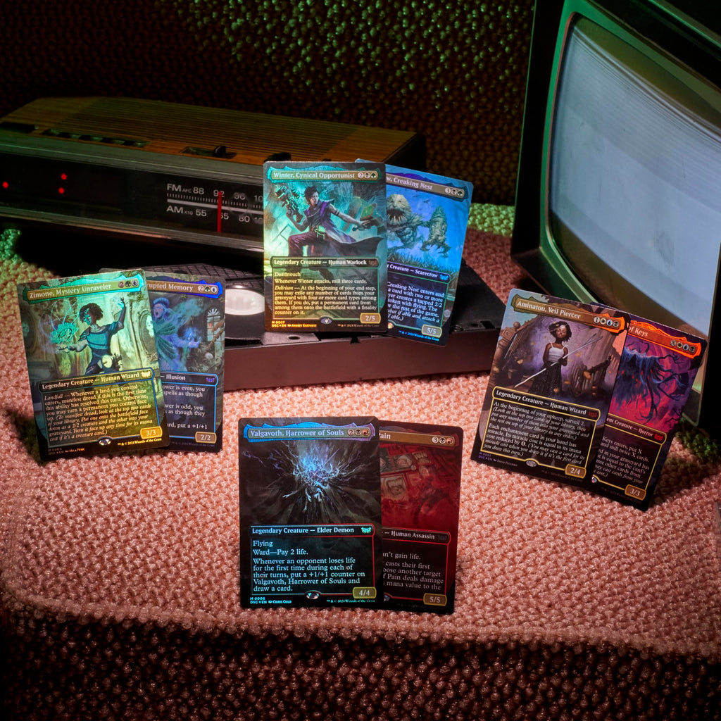 Magic: The Gathering Duskmourn: House of Horror Commander Deck Bundle - Includes All 4 Decks - 5