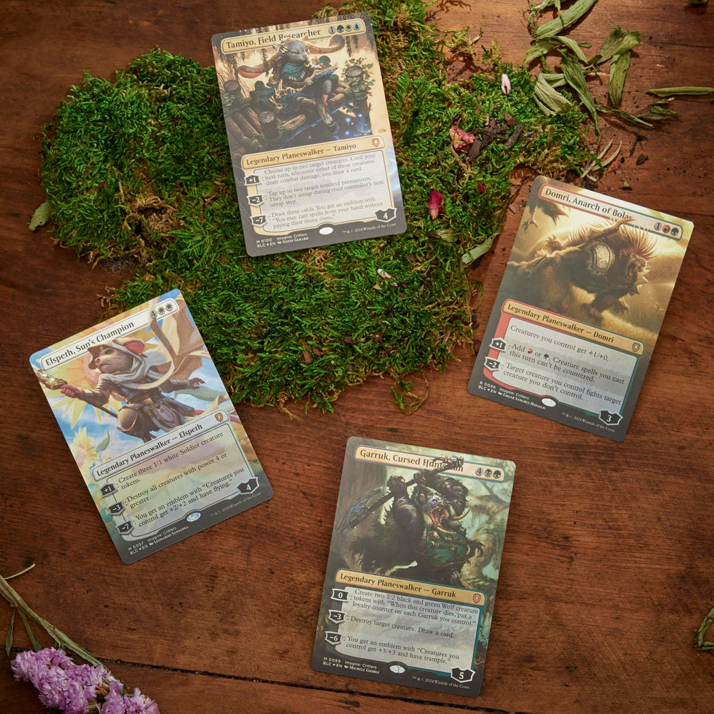 Magic: The Gathering Bloomburrow Commander Deck Bundle - Includes All 4 Decks (Animated Army, Family Matters, Peace Offering, and Squirreled Away) - 3