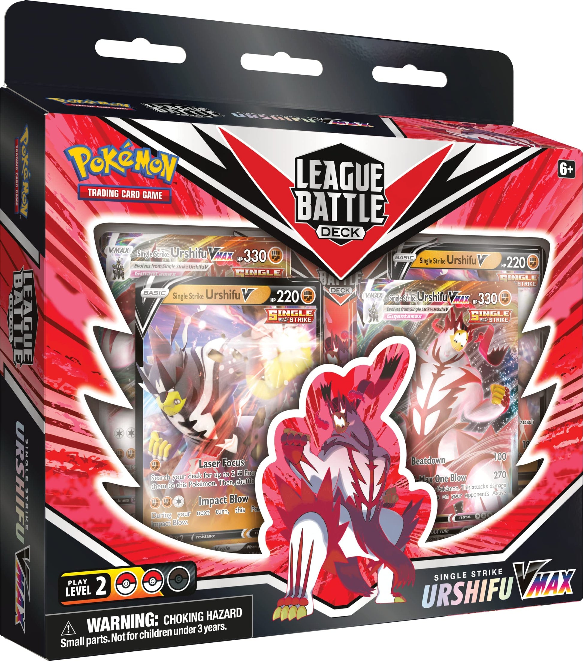Pokemon TCG: Single Strike or Rapid Strike Urshifu VMAX League Battle Deck - 3