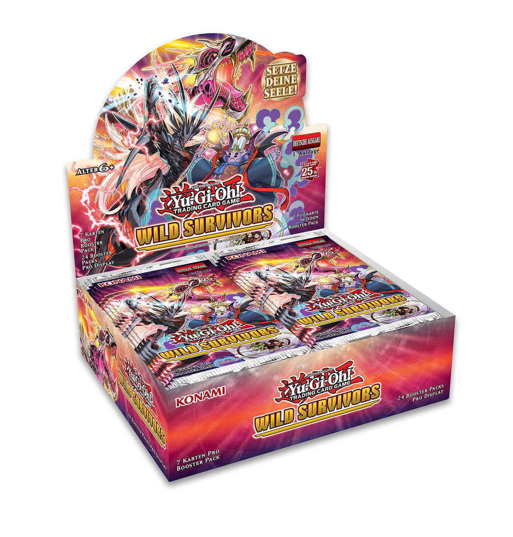 Konami Yu-Gi-Oh! Wild Survivors Booster Display (24 Boosters) - German Version