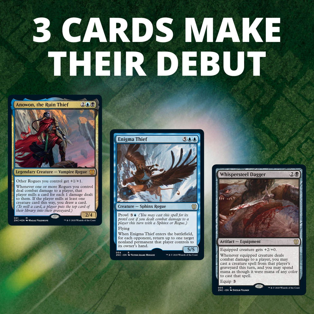Magic: The Gathering Zendikar Rising Commander Deck – Sneak Attack | 100 Card Ready-to-Play Deck | 1 Foil Commander | Blue-Black - 2