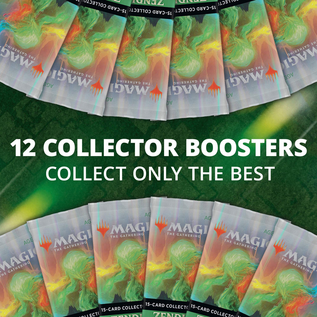 Magic: The Gathering Zendikar Rising Collector Booster Box | 12 Packs (180 Cards) + 2 Box Toppers | 132+ Foils | 48 Rares | 72 Alternate Frame Cards - 6