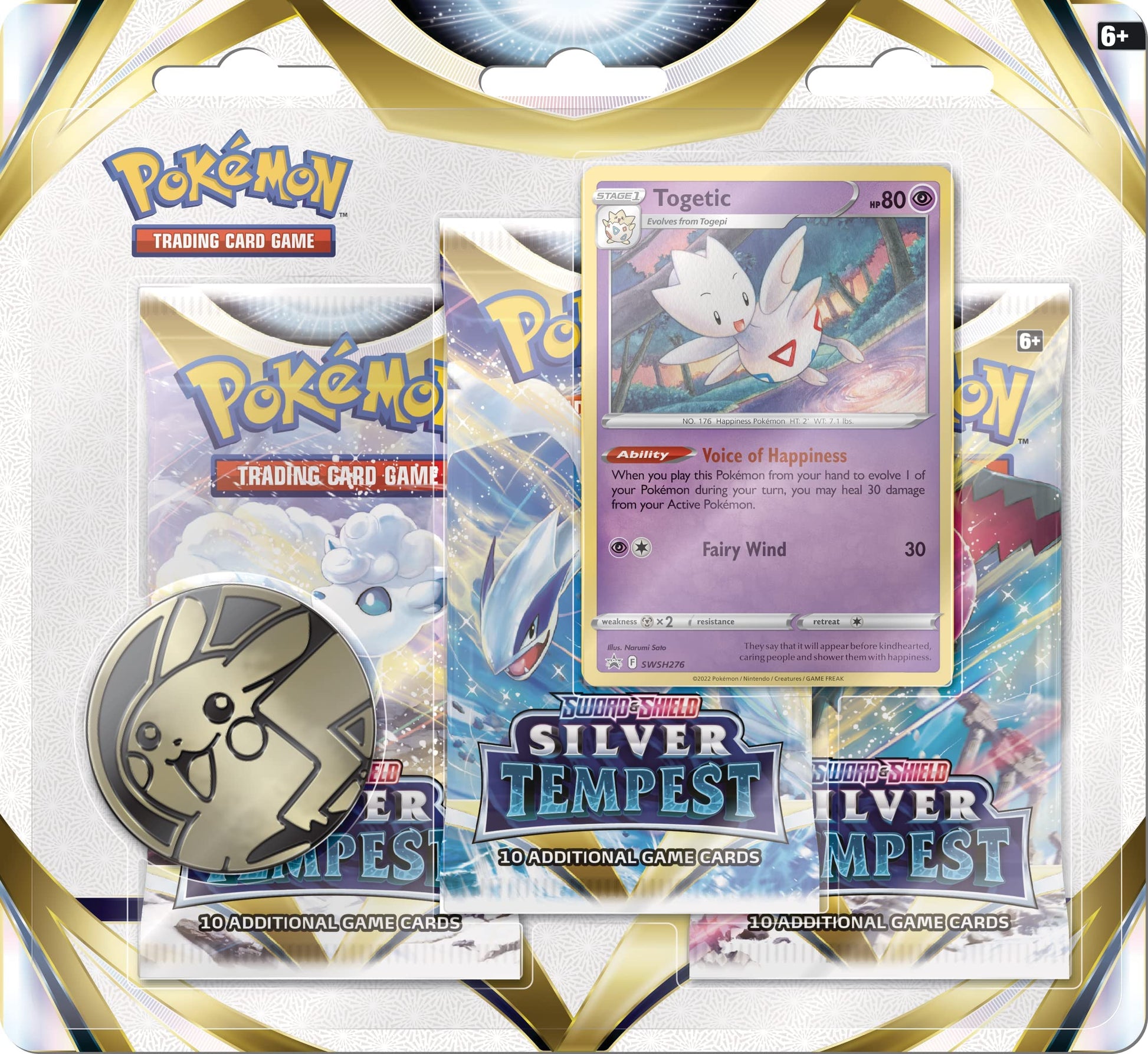 Pokemon Silver Tempest Triple Pack Togetic - 4
