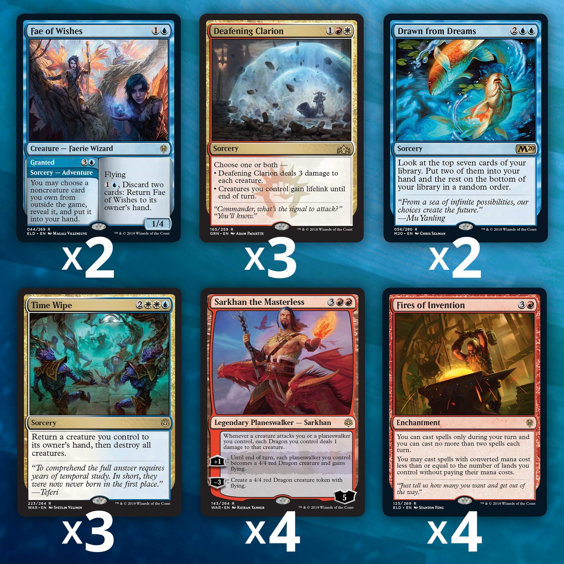 Allied Fires Deck | Magic: The Gathering Challenger Deck 2020 | Tournament-Ready | 75 Cards + Tokens - 5