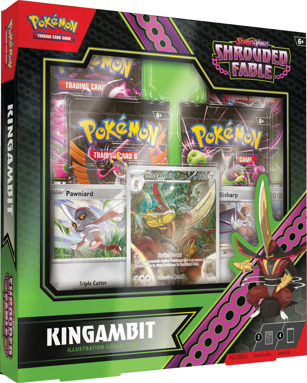 Pokémon TCG: Scarlet & Violet - Shrouded Fable - Kingambit Illustration Rare Box - EN