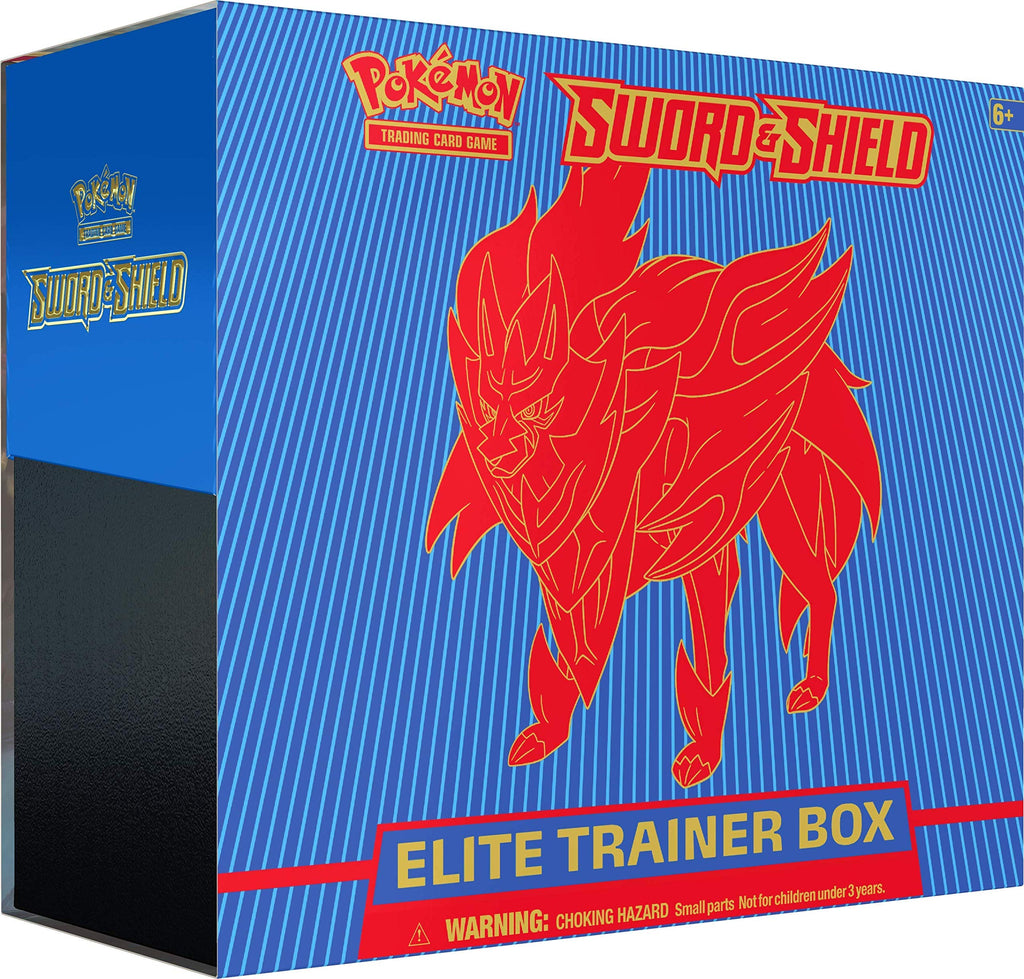 Pokemon TCG: Sword & Shield Elite Trainer Box - Zamazenta - 8 Packs - 2