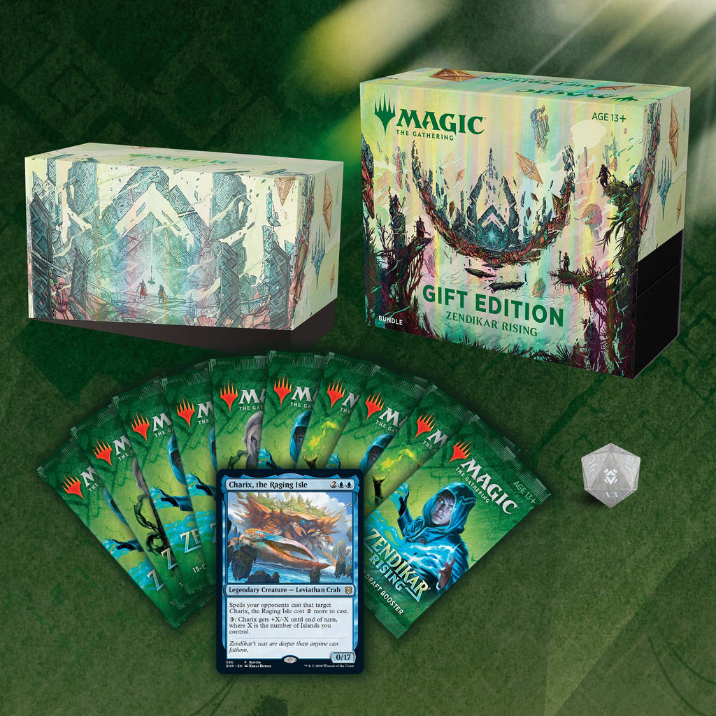 Magic: The Gathering Zendikar Rising Gift Bundle | 10 Draft Booster Packs | 1 Collector Booster | Accessories - 3