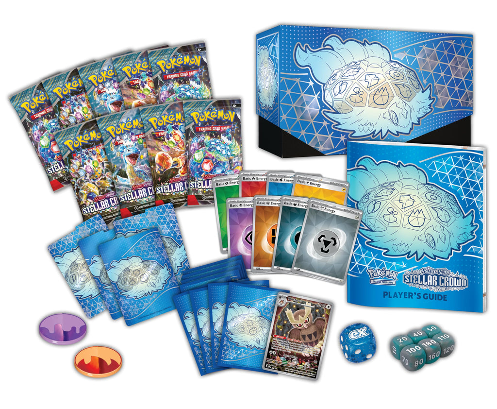 Pokemon TCG: Scarlet & Violet Stellar Crown Elite Trainer Box - 8