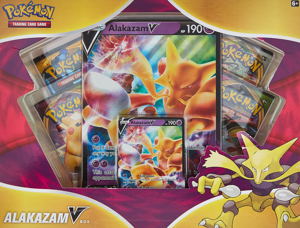 Pokemon Alakazam V Box, Multicolor - 3
