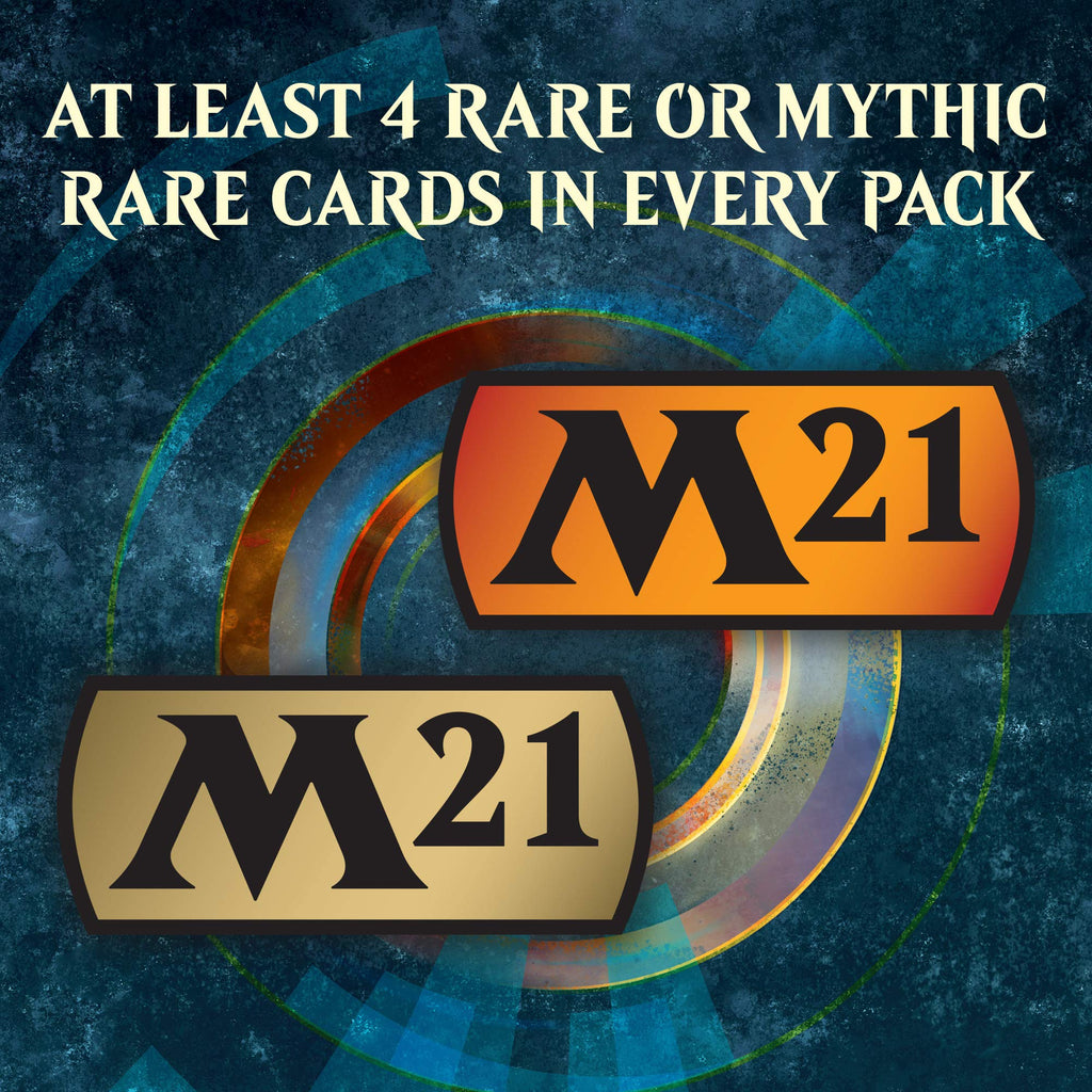 Magic: The Gathering Core Set 2021 (M21) Collector Booster | 15 Cards | Min. 4 Rares Per Pack - 5
