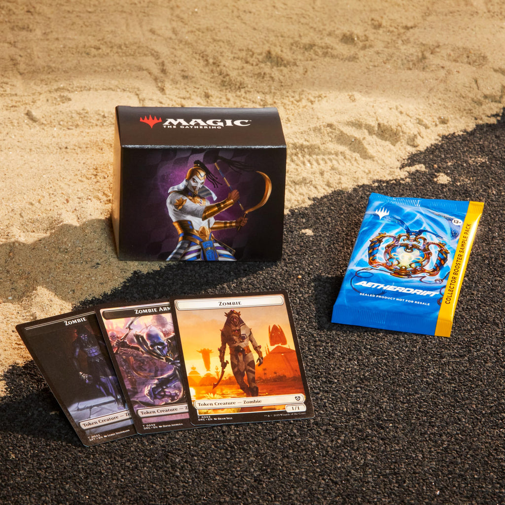 Magic The Gathering Aetherdrift Commander Deck - Eternal Might (100-Card Deck, 2-Card Collector Booster Sample Pack + Accessories) - 3