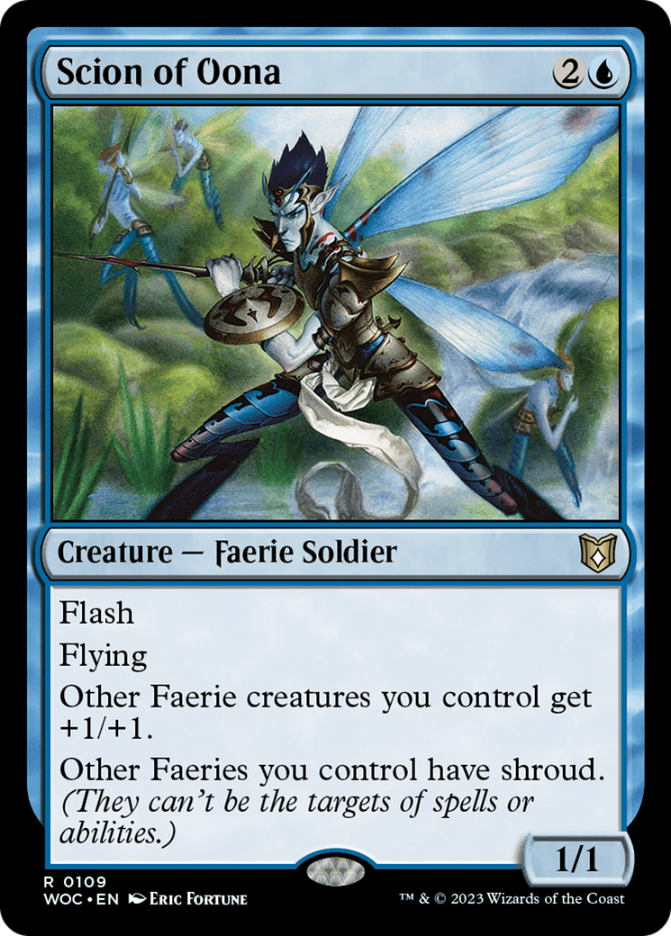 Scion of Oona (WOC-109) - Wilds of Eldraine Commander - Magic The Gathering - Single Cards