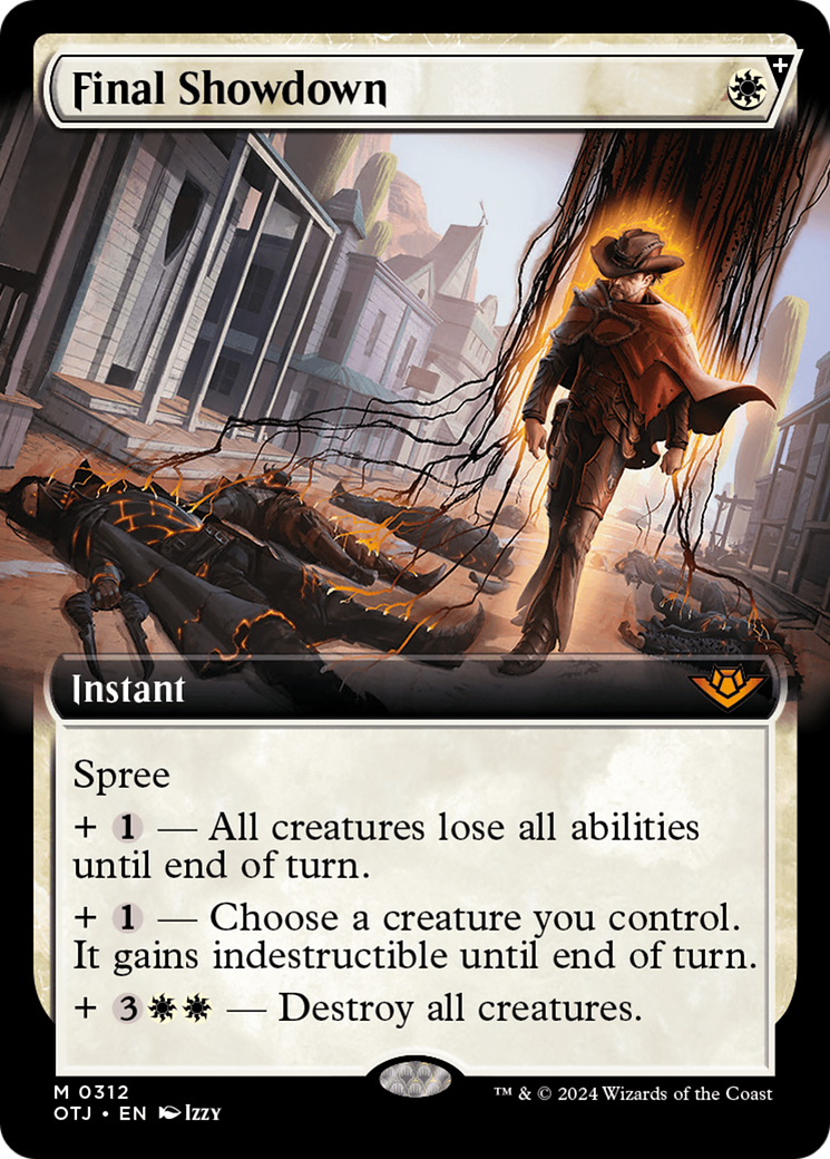Final Showdown (Extended Art) (OTJ-312) - Outlaws of Thunder Junction - Magic The Gathering - Single Cards