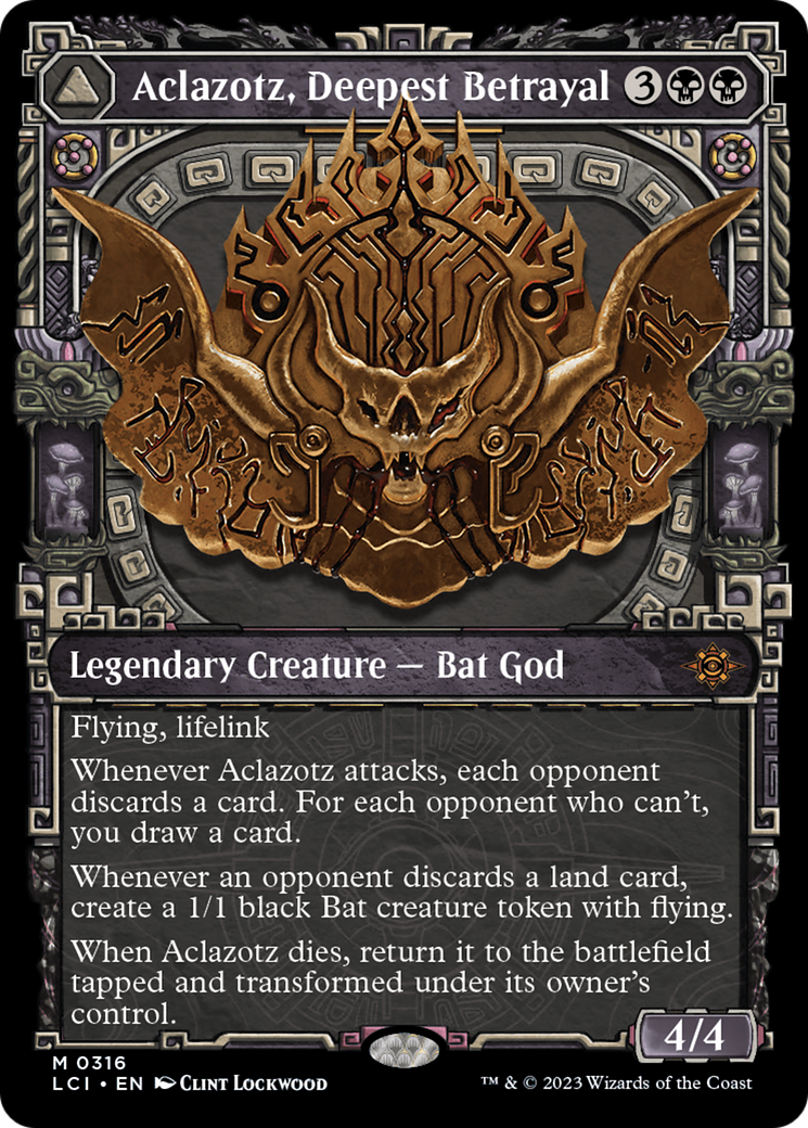 FOIL Aclazotz, Deepest Betrayal (Showcase) (LCI-316) - The Lost Caverns of Ixalan - Magic The Gathering - Single Cards